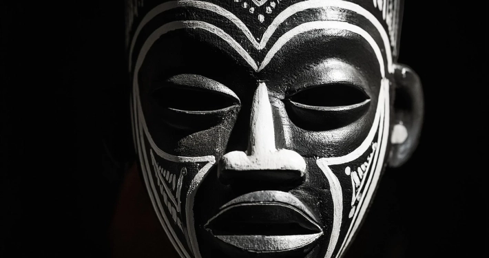Storie d'africa. il mio viaggio in africa per girare un cortometraggio. Maschera Africana