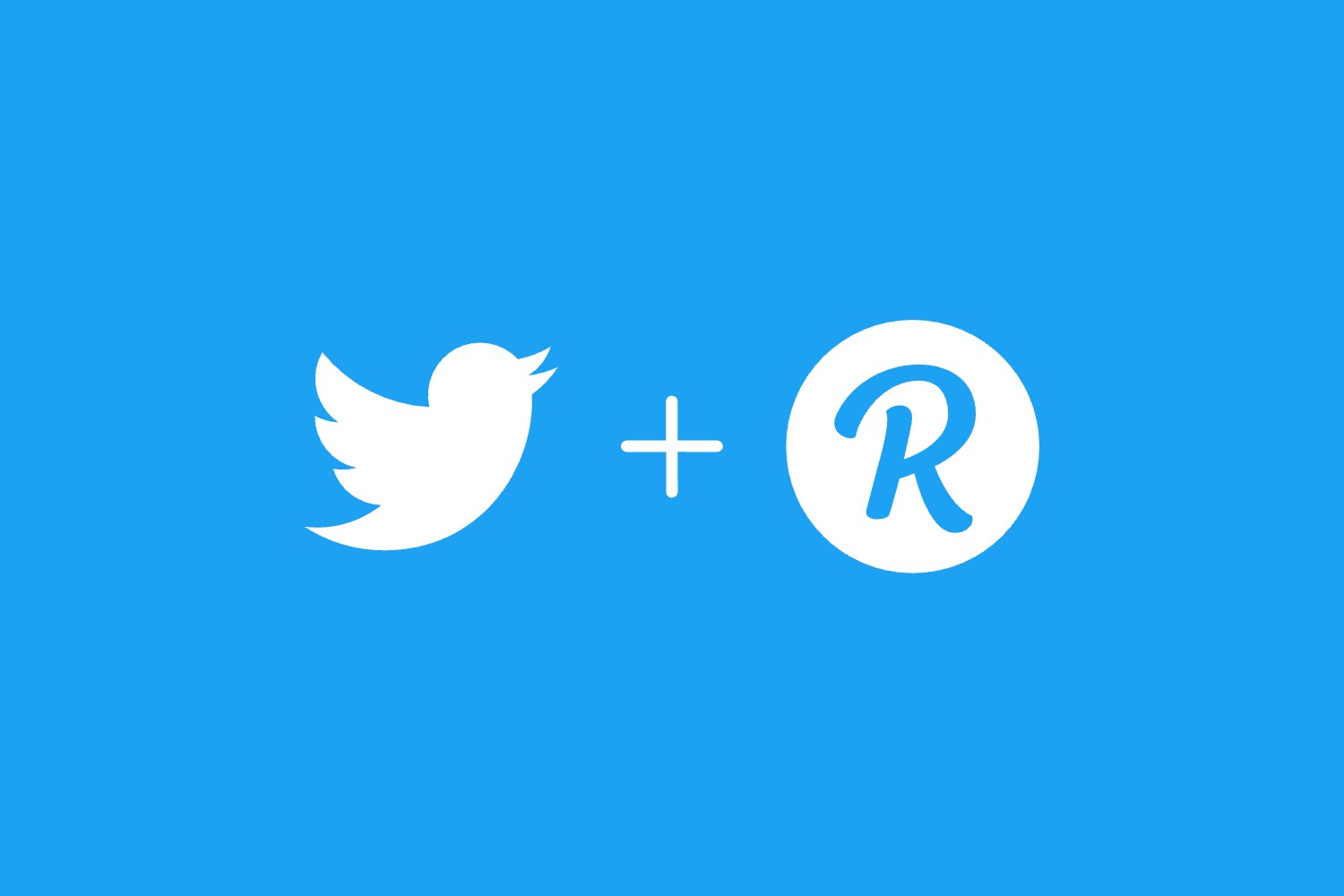 Twitter compra Revue. Che sia l'inizio del cambiamento? 1 Il simbolo di Twitter accanto a quello di Revue