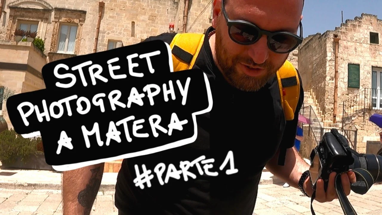 Viaggio Estetico 1. Matera 1 Fotografia di strada a Matera, dal video del viaggio