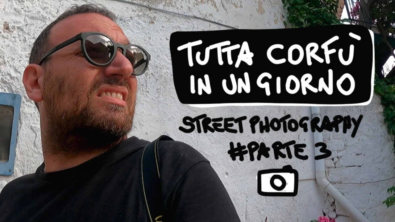 Viaggio Estetico 2. Corfù 1 Il giro dell'isola di Corfù in moto, dal video del viaggio