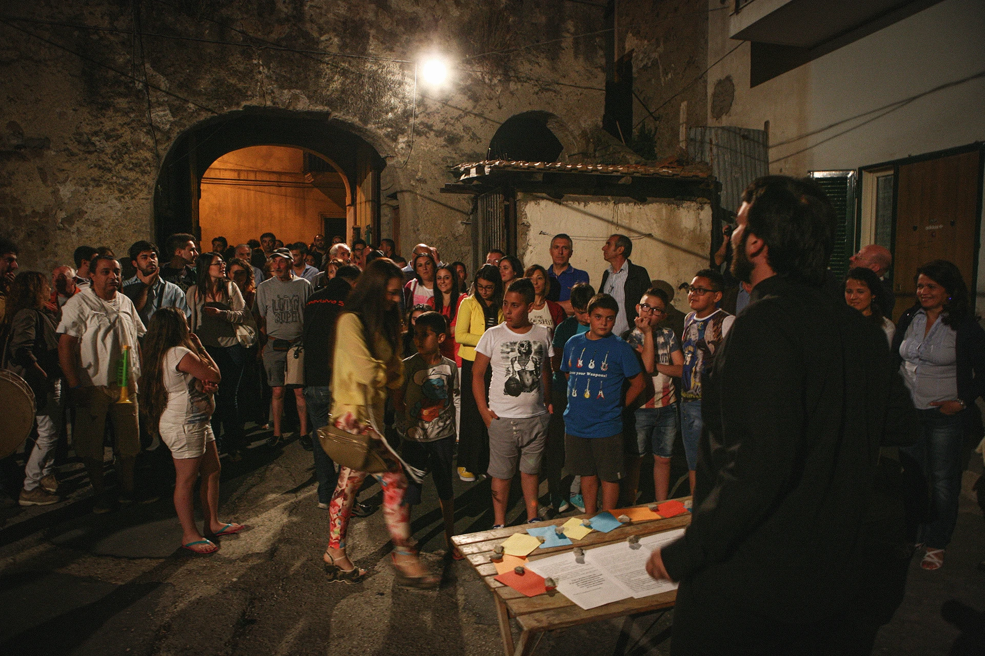 Cavaedium arte e teatro nei cortili Sant'Arpino con l'attore Massimo Andrei