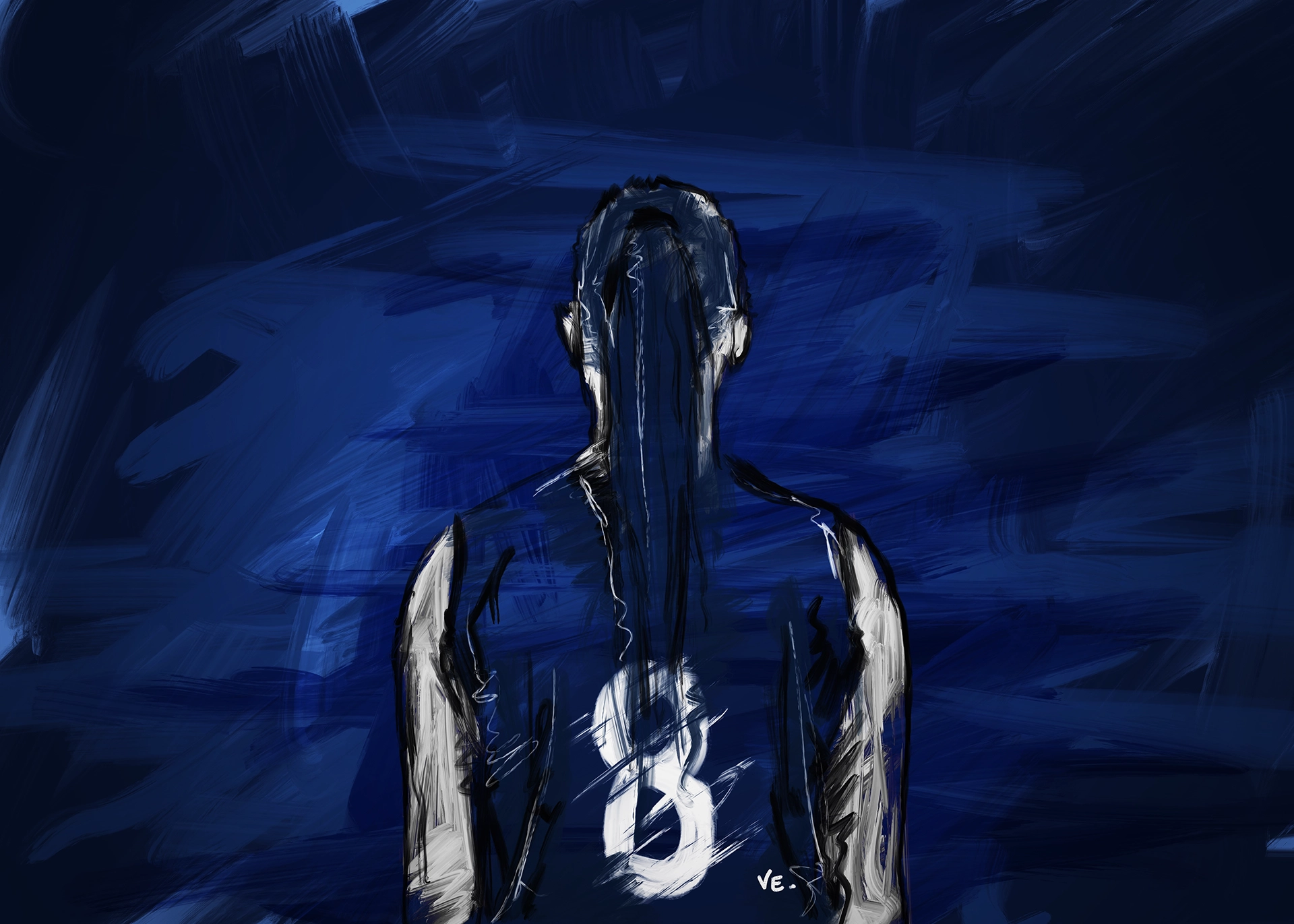 Una mia illustrazione di Alessia Orro nazionale di Pallavolo Femminile - Nel lavoro e nello sport dobbiamo essere tutti Orro